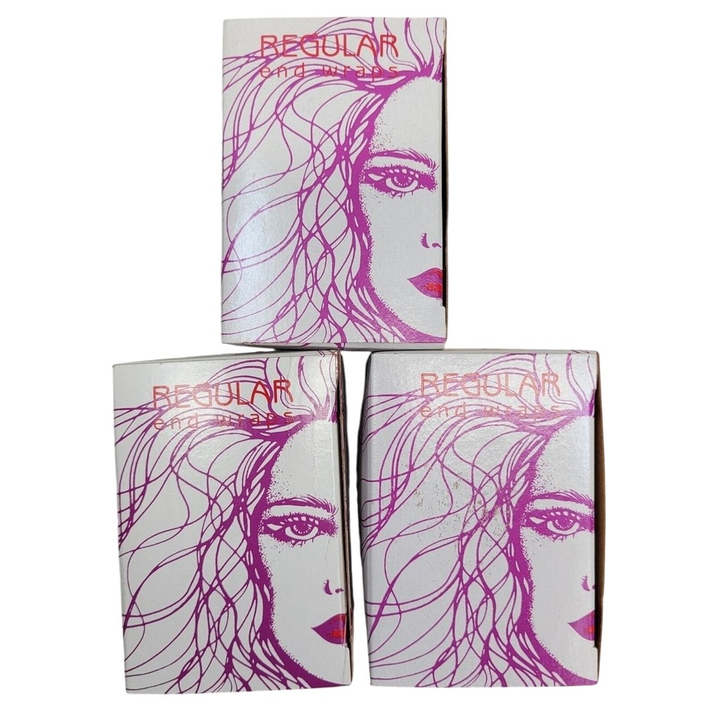 Regular End Wraps Hair Styling 3000 Count White Absorbent Paper Lint Free 3 Pack